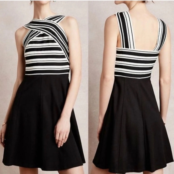 Maeve Dresses & Skirts - Maeve‎ Dress Anthropologie Crosswise Flare Bandage Size 0